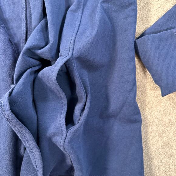 Splits Fifty Nine Open Front Drape Cardigan Top Women's Small Navy Blue Terry - Picture 9 of 10